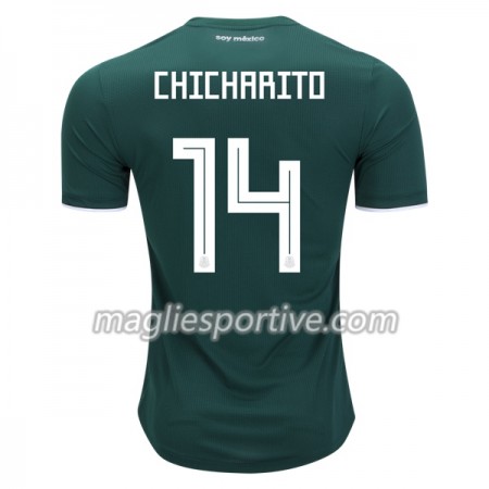 Completo Calcio Messico Chicharito 14 Divisa Prima Mondiali 2018